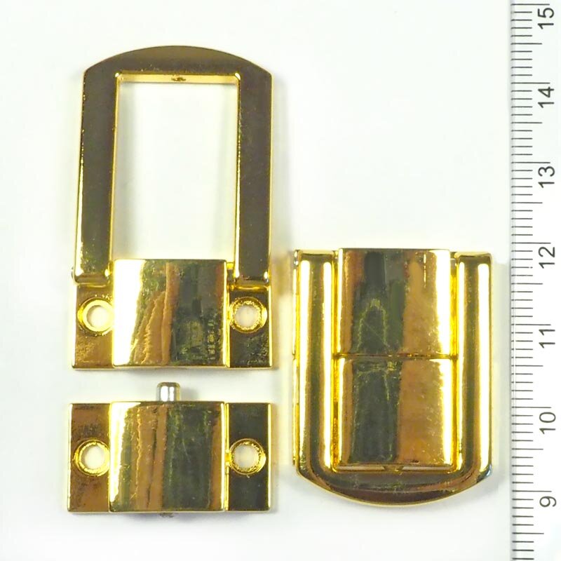 Замочек для шкатулки 0010752 золотой цвет 30х25 мм цена за 1 шт.