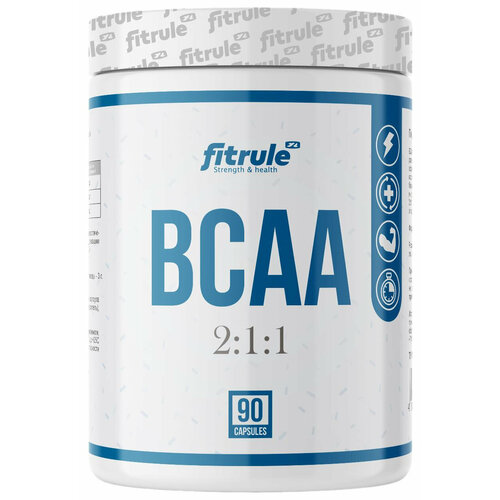 FitRule BCAA 2:1:1 500 мг 90 капсул fitrule bcaa 2 1 1 комплекс аминокислот 500 мг 90 капсул