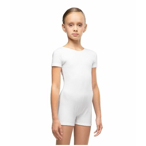 Комбинезон для гимнастики и танцев Korri, размер 30, белый