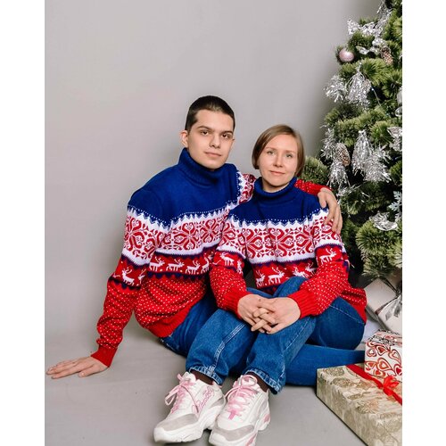 фото Свитер , размер 44, красный alterateks