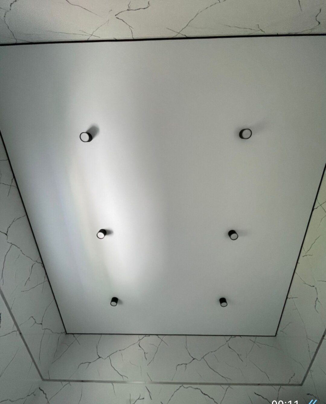 Встраиваемый светильник, спот под лампу gx53 для натяжного потолка - фотография № 4
