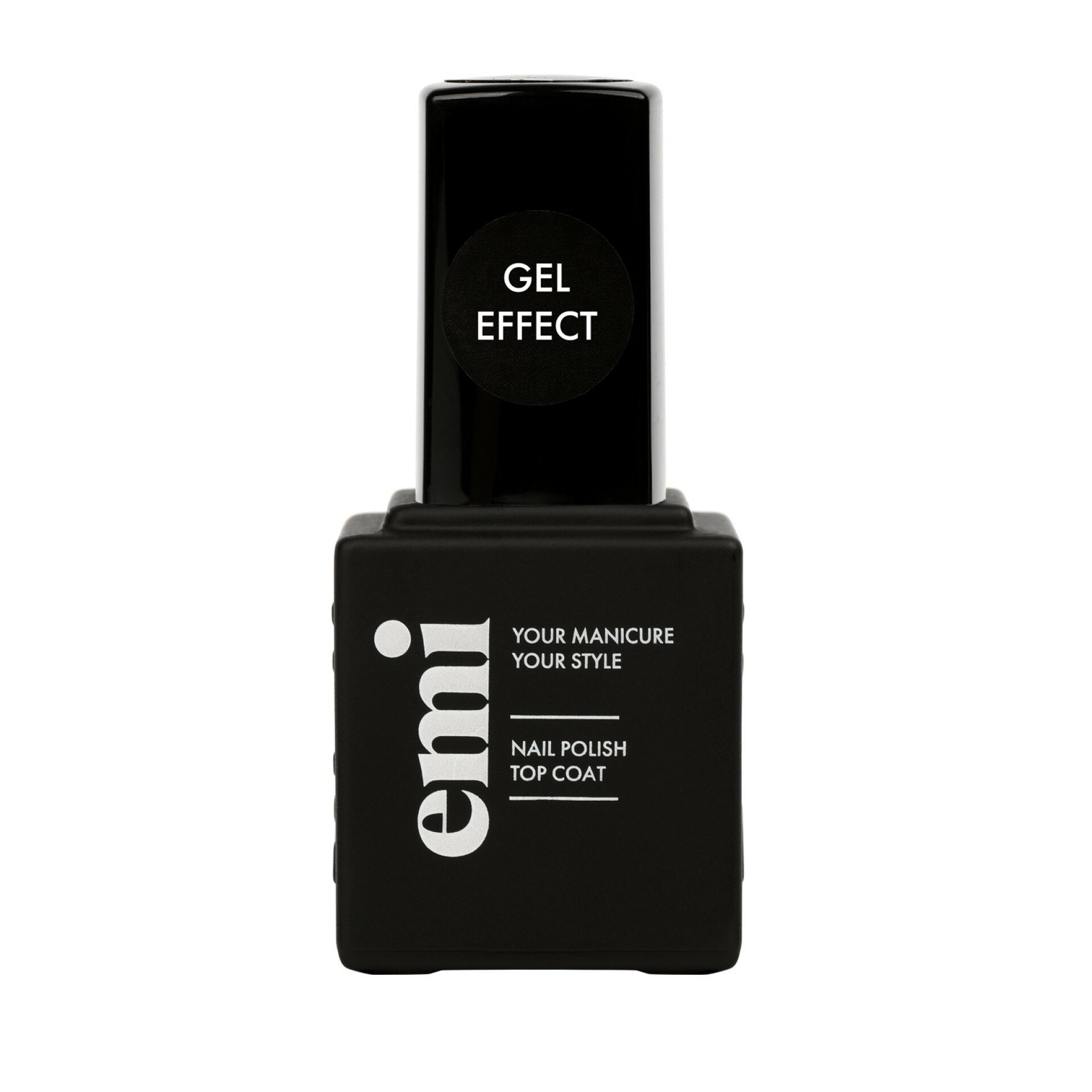 E.MI Покрытие верхнее для лака / Ultra Strong Top Coat Gel Effect 9 мл - фото №6