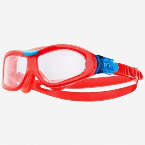 фото Маска для плавания детская tyr orion swim mask kids (158 красный, o/s)