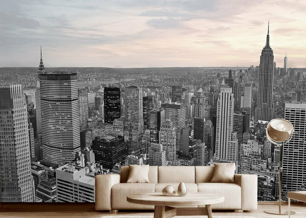 фото Фотообои на стену "Серая высь" 200x270(ШxВ) см, 3d флизелиновые обои