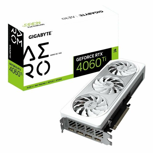 Видеокарта Gigabyte RTX4060Ti AERO OC 16GB 76510₽