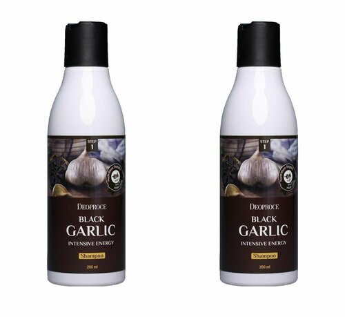 Deoproce Шампунь для волос с экстрактом черного чеснока Black Garlic Intensive Energy Shampoo, 200 мл, 2 шт