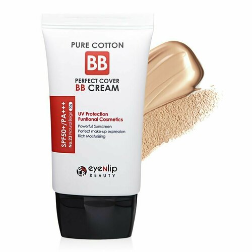 Eyenlip beauty Тональный ВВ-средство для идеального тона лица Cover Up Skin Perfecter, тон 23 Natural Beige SPF30 PA++, 30 мл/