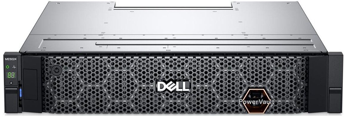 Система хранения данных DELL Дисковая СХД DELL ME5024-SAS-01T PowerVault ME5024 2U 24хSFF FC iSCSI SAS 12Gb FC PSU 2