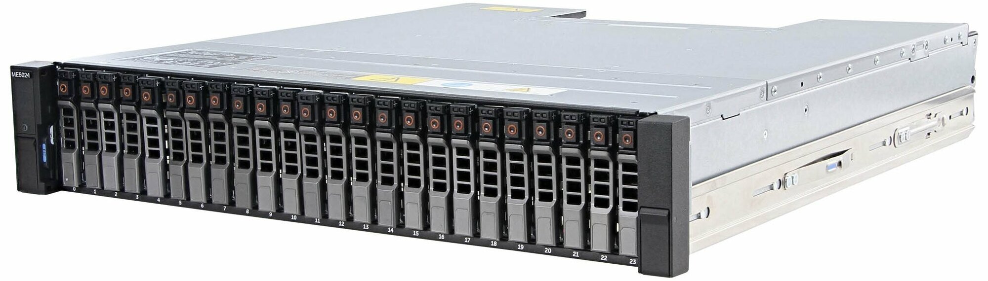 Система хранения данных DELL Дисковая СХД DELL ME5024-SAS-01T PowerVault ME5024 2U 24хSFF FC iSCSI SAS 12Gb FC PSU 2