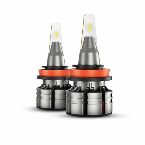 Светодиодные лампы для автомобиля Laxmas L1 H8/H9/H11/H16, 6000K, 2 штуки, гарантия 2 года