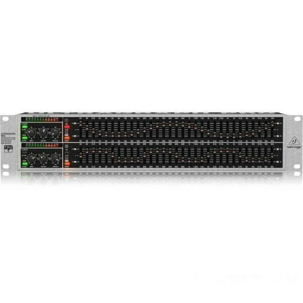 Behringer FBQ3102HD 2-канальный 31-полосный графический эквалайзер с системой детектирования обратной связи регулир фильтры LoCut и HiCut