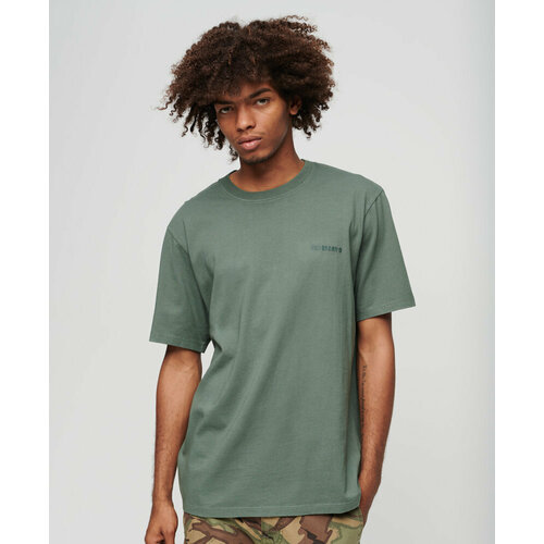 фото Футболка superdry, размер 3xl, зеленый