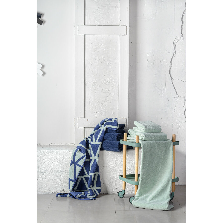 Полотенце для рук мятного цвета essential, 50х90 см Tkano - фото №13