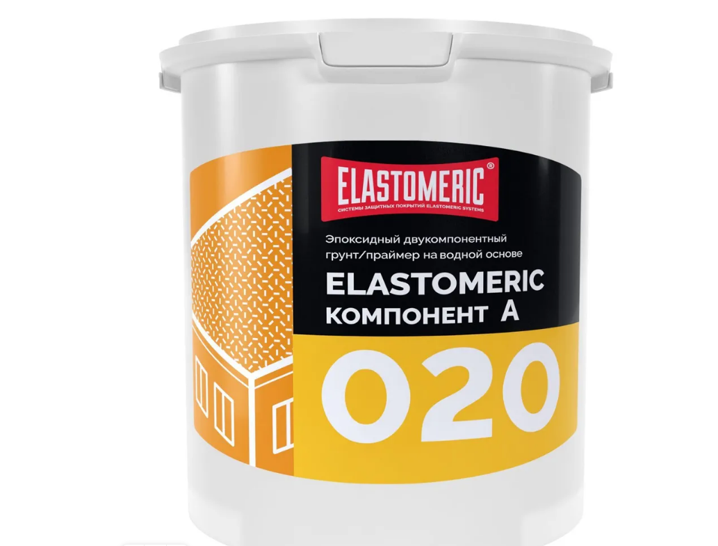 Грунтовка эпоксидная на водной основе ELASTOMERIC-020 5кг. - фотография № 2