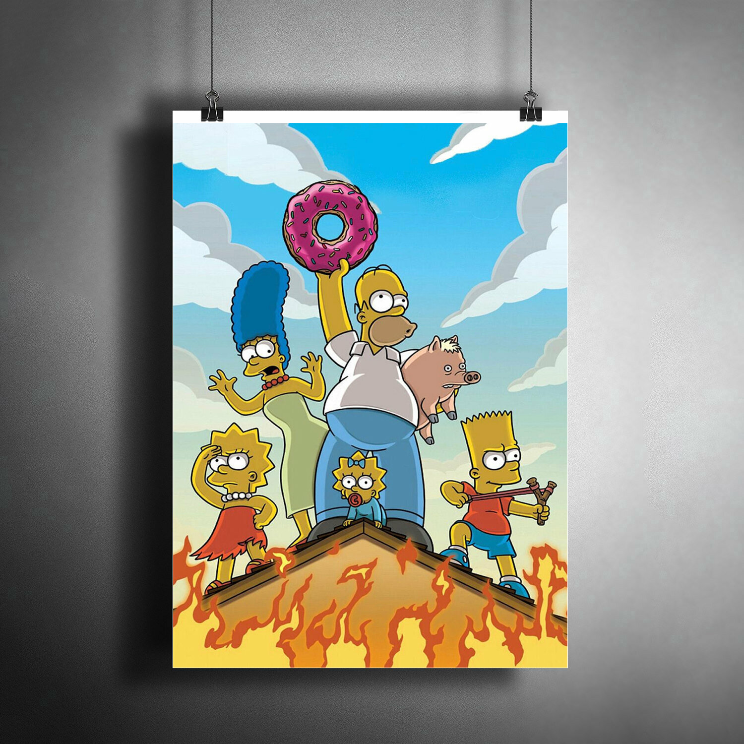 Постер для интерьера: Симпсоны (The Simpsons)/A3(297x420 мм)
