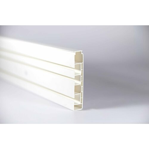 Трехрядный карниз Волшебная палочка ПВХ с фурнитурой 4,0 м УТ000074458