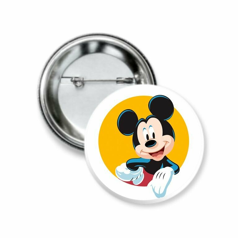 Значок Mickey Mouse, Микки Маус №19