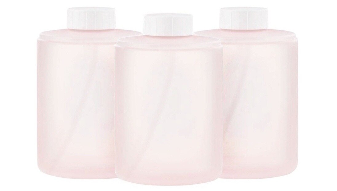 Сменные блоки дозатора для жидкого мыла Mijia Automatic Foam Soap Dispenser (3 шт.) Розовый