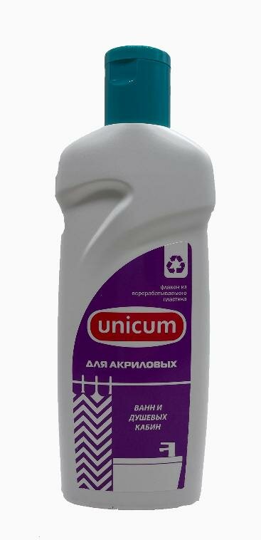 фото UNiCUM Средство для чистки акриловых ванн и душевых кабин 380 мл