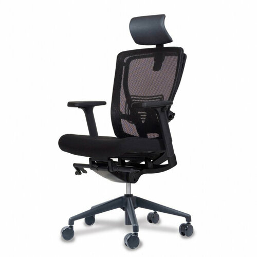 Кресло спинка сетка Schairs AEON-М01В сетка / ткань, Цвет: чёрный