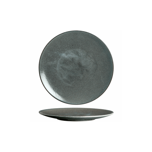 Тарелка мелкая; фарфор; D=28,5см; серый, Rene Ozorio, QGY - 6416 MY009