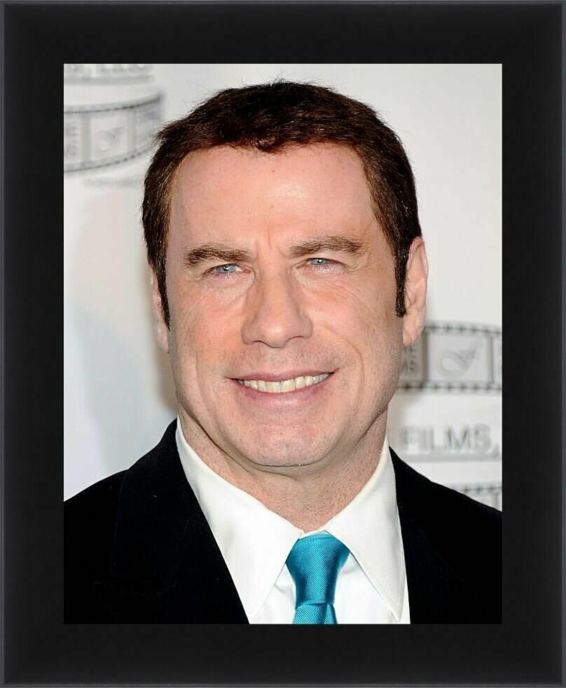 Плакат постер на бумаге Джон Траволта. John Travolta. Размер 30 х 42 см