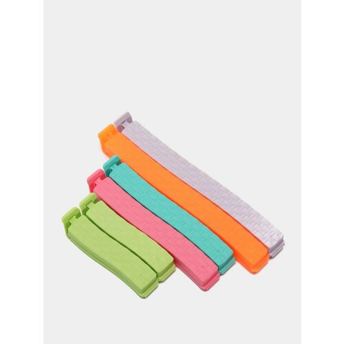 Зажимы для пакетов 3-х размеров, набор из 6 штук