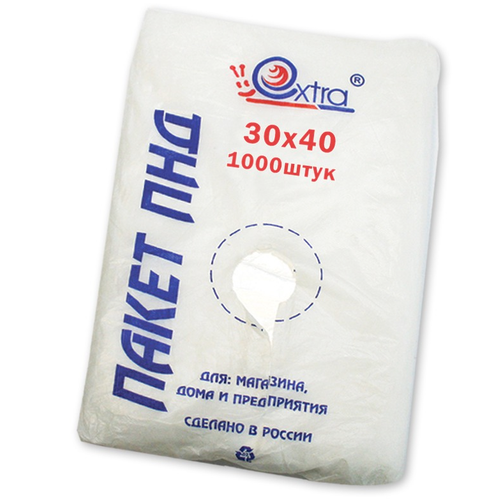 Фасовочные пакеты 3040 см 10мкм евробокс 1000 шт особопрочные 1110₽