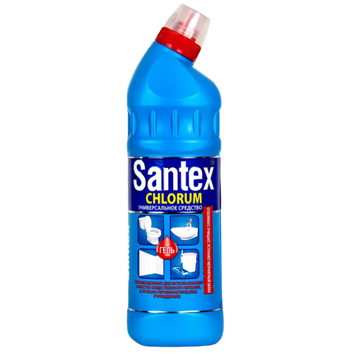 Гель с хлором 750гр Santex CHLORUM чистолюб