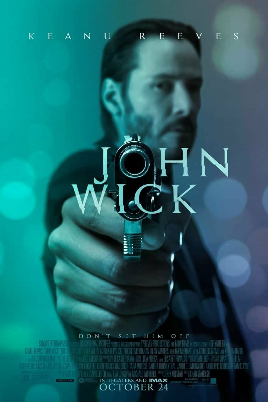 Плакат, постер на бумаге Джон Уик (John Wick, 2014г). Размер 21 на 30 см