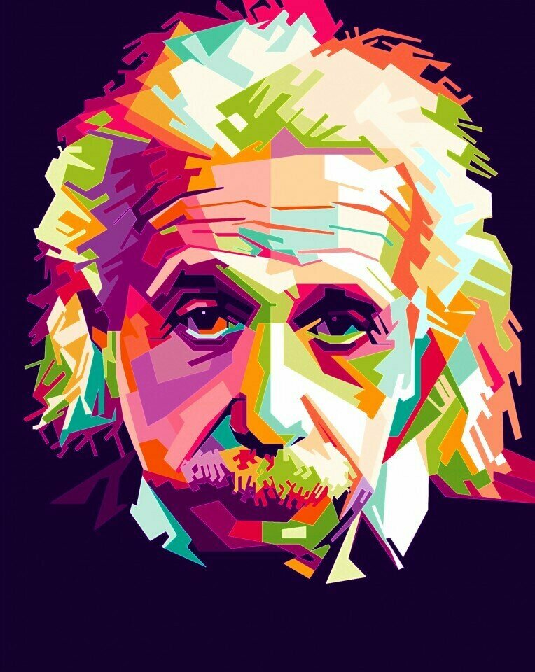 Плакат, постер на бумаге Albert Einstein/Альберт Эйнштейн. Размер 42 х 60 см