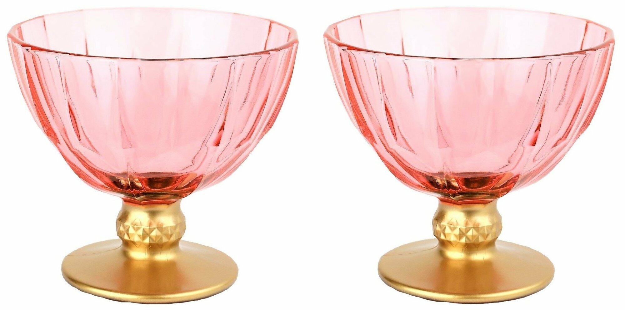 Набор креманок 2шт 260мл h-9,9см/d-11,5см