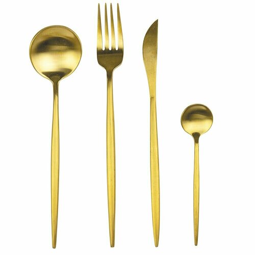 Набор столовых приборов из 24-х предметов Villa D'Este PRECIOSA GOLD, VD5905203
