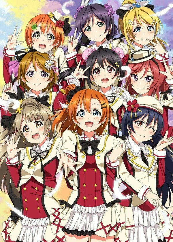 Плакат постер на холсте Love Live. Живая любовь. Размер 21 х 30 см