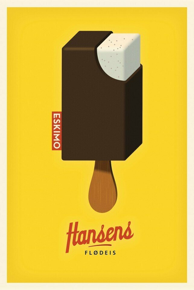 Плакат, постер на бумаге Ice Cream/Мороженое. Размер 30 х 42 см