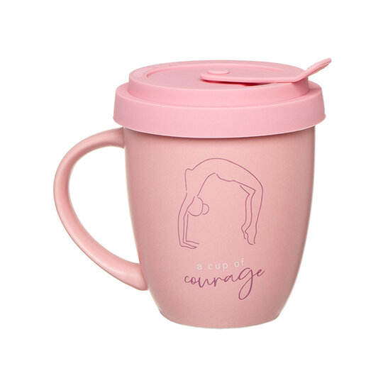 фото Кружка 'Yoga' (разные цвета) / Розовый