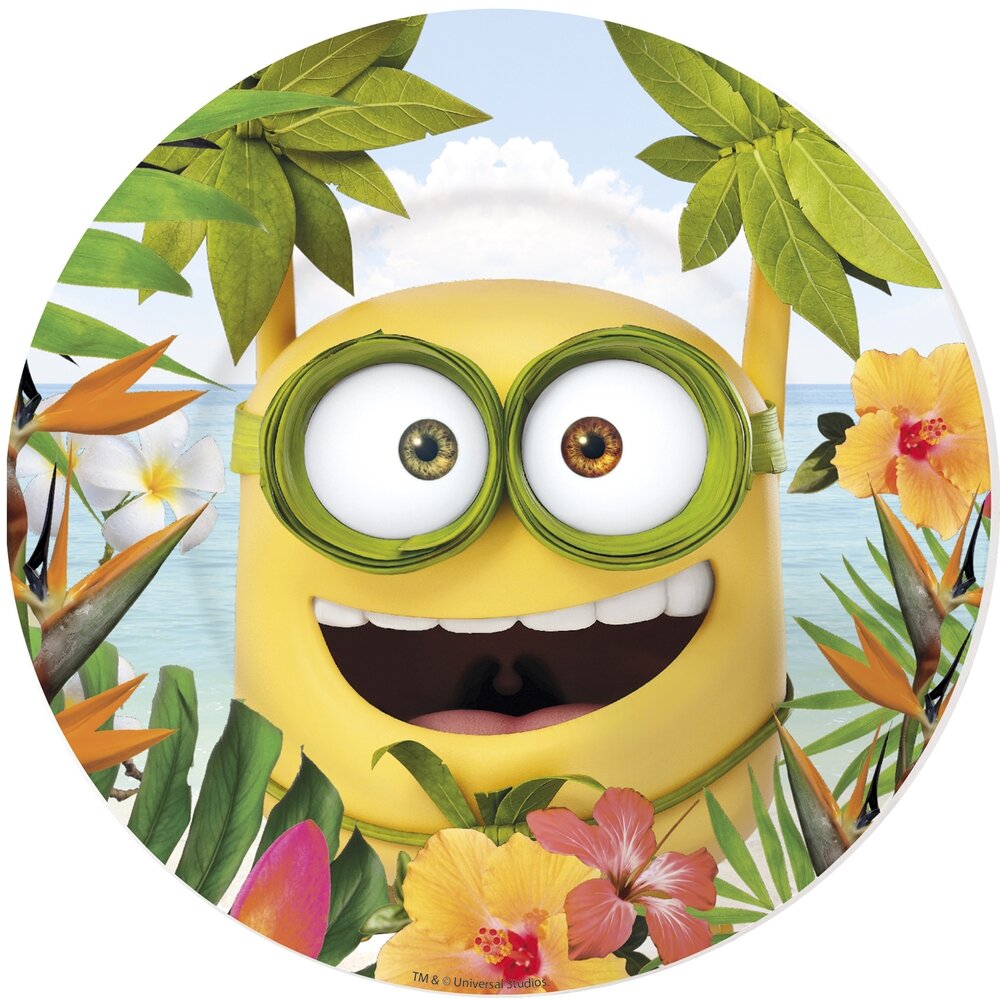 фото Тарелка керамическая. Миньоны Рай