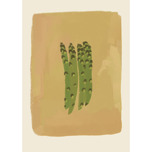 Постер интерьерный Спаржа А4 580₽