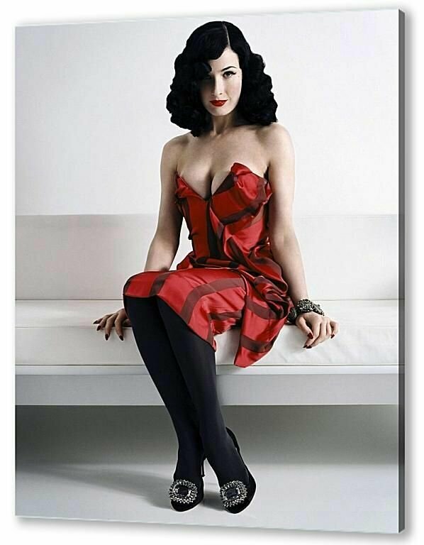 Плакат, постер на бумаге Дита фон Тиз (Dita von Teese). Размер 30 х 42 см