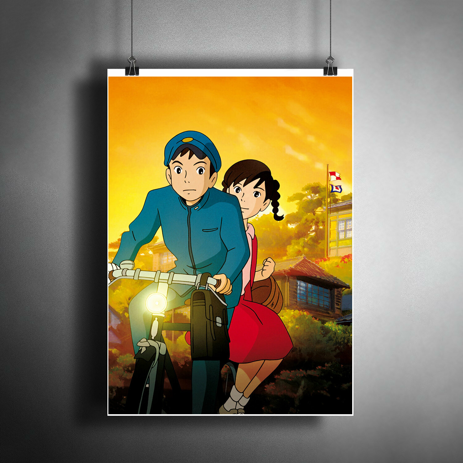 Постер плакат для интерьера "Аниме, мультфильм: Со склонов Кокурико" / A3 (297 x 420 мм)