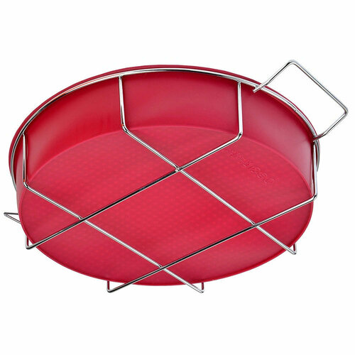 Форма для пирога круглая Солнце на металлической подставке d25см h6см