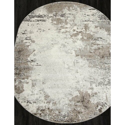 Ковер F114 - BEIGE - Овал - коллекция MONTANA 1.00x2.00 beige
