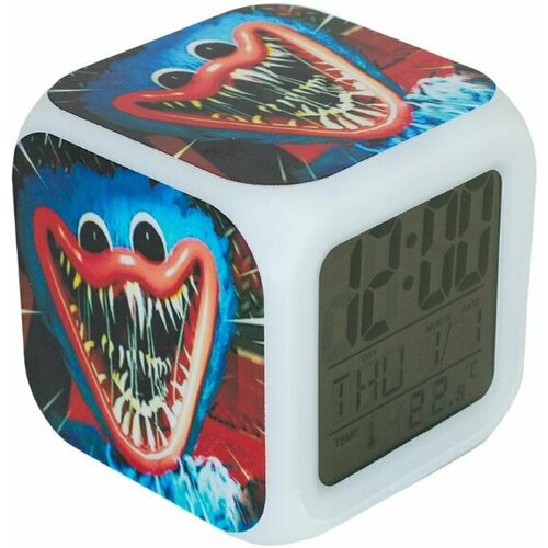 Часы-будильник Huggy Wuggy с подсветкой №5