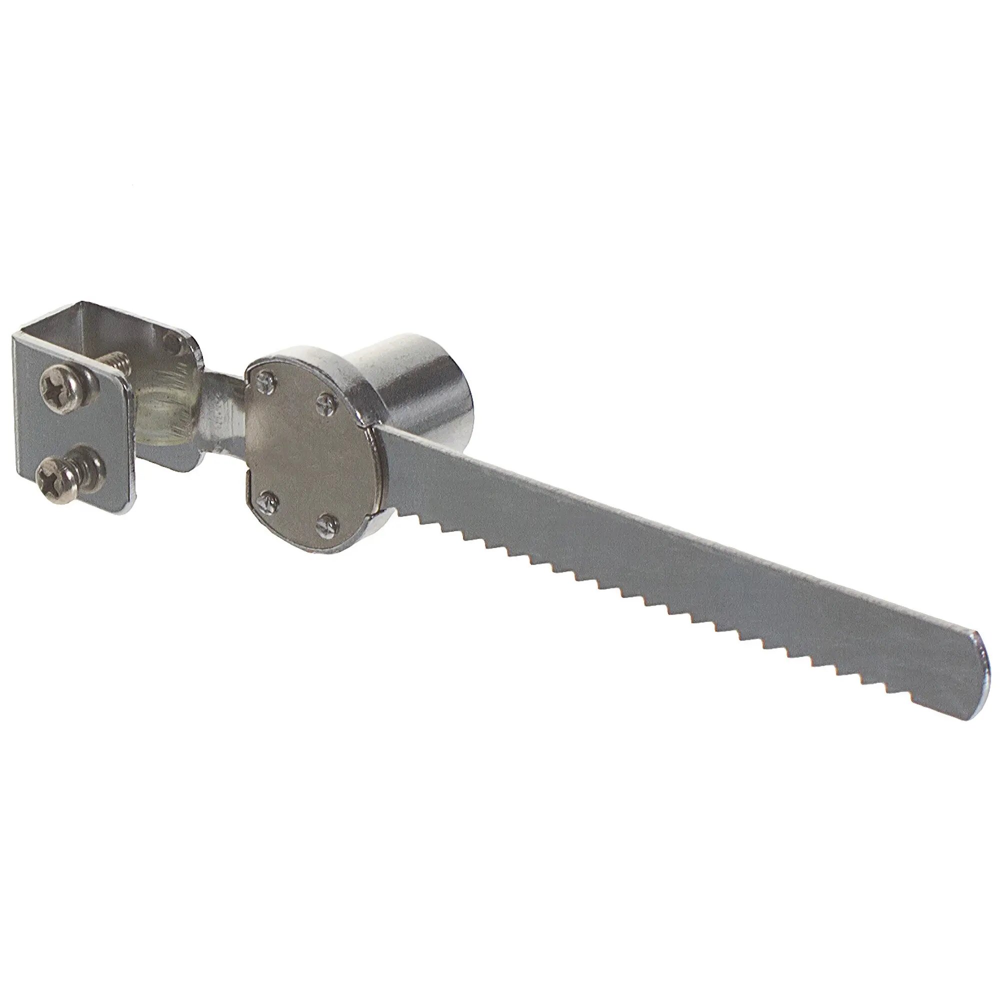 фото Замок мебельный накладной Z518CP.3 для раздвижных стеклянных дверей 140 мм металл цвет хром