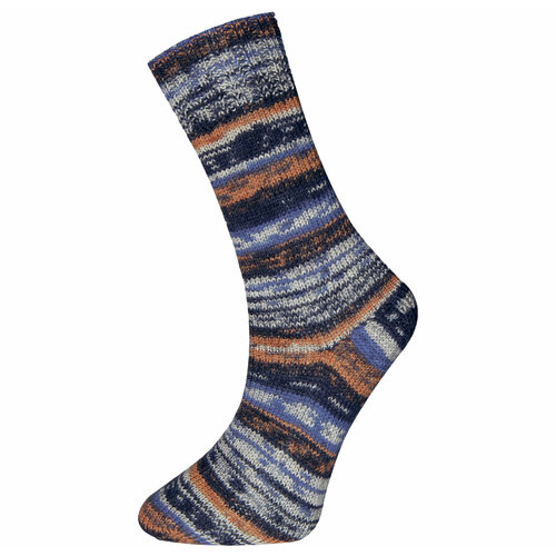Носки Himalaya, размер 40-45, синий, оранжевый, серый
