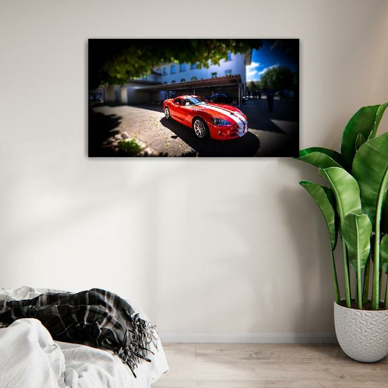 Картина на холсте 60x110 LinxOne "Авто, машины, мото" интерьерная для дома / на стену / на кухню / с подрамником