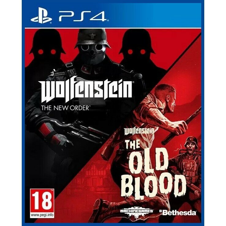 Игра Wolfenstein: The New Order + The Old Blood (PS4 русская версия)