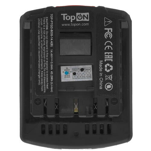 Батарея аккумуляторная TopON TOP-PTGD-BOS-14.4(B) 14.4В 3Ач Li-Ion (101668) - фото №14