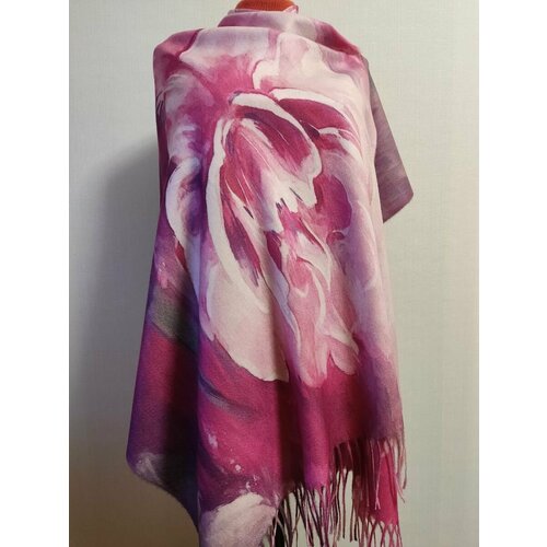 Палантин LS Dulanna, 184х70 см, фуксия