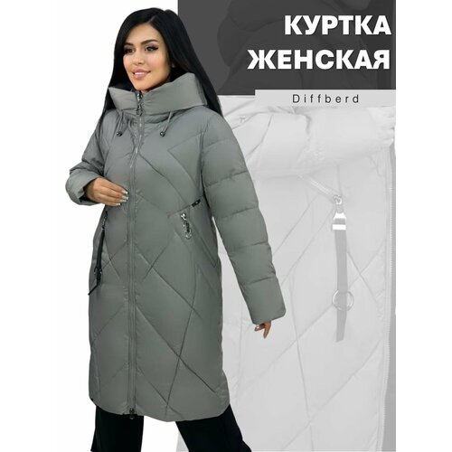 фото Куртка diffberd, размер 48, серый